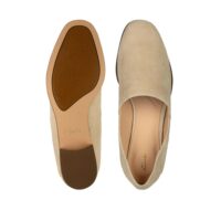 CLARKS Pure Tone Taupe. Premium Leather Shoes