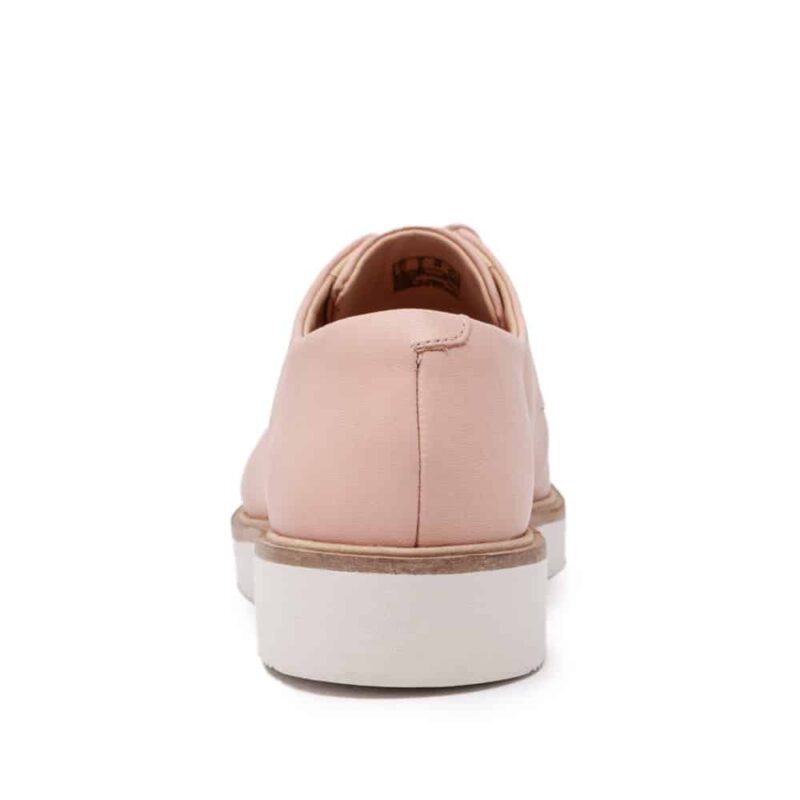 Clarks Baille Stitch Pink. Premium Leather Shoes
