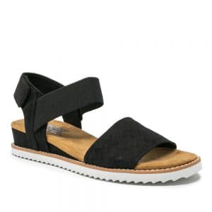 Skechers Desert Kiss Black. Premium Sandals