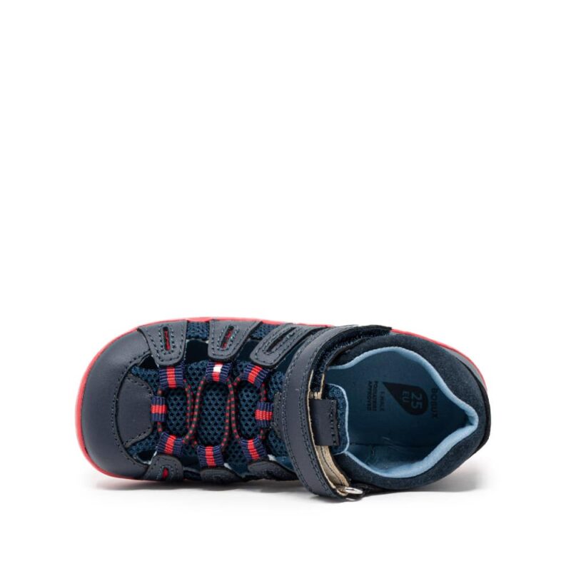 Bobux IW Summit Navy Red. Best shoes for growing feet.
