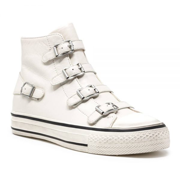 Ash VIRGIN Buckle Leather Trainers