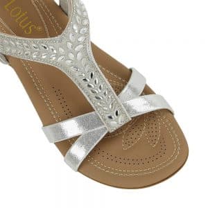 Silver Freya Silver. Premium Sandals