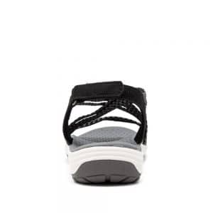 Skechers Reggae Cup Oh, Snap!. Black Premium Sandals