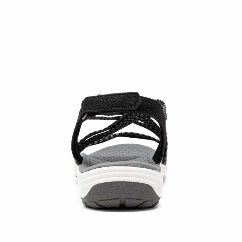 Skechers Reggae Cup Oh, Snap!. Black Premium Sandals