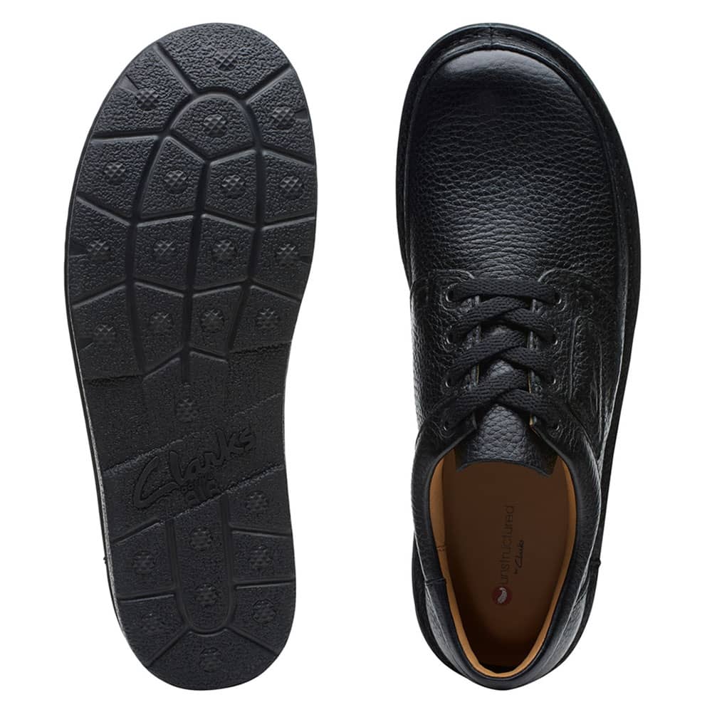 Clarks Nature II Black Black Leather - 121 Shoes