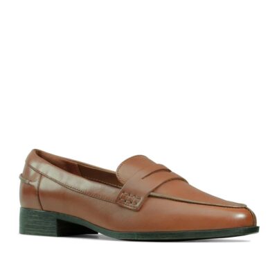 Clarks Hamble Loafer Tan Leather