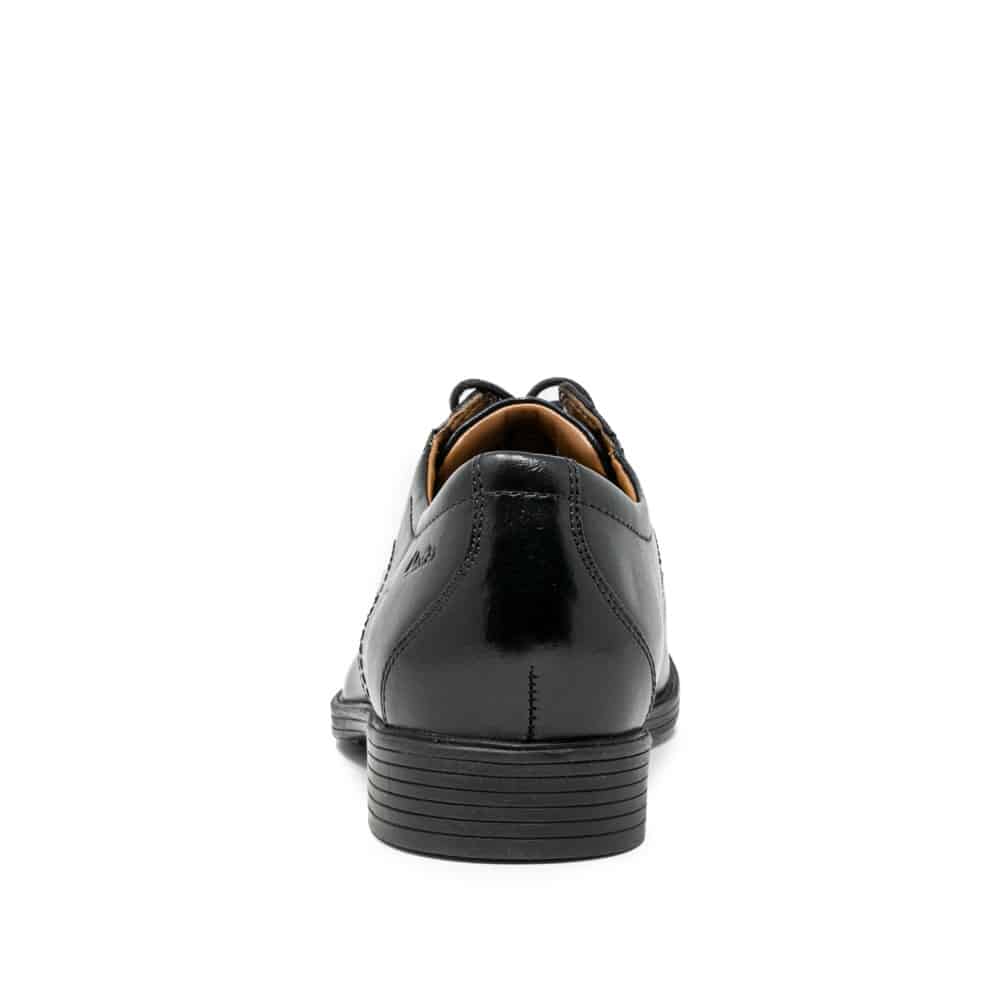 Clarks Whiddon Plain Black Black Leather - 121 Shoes