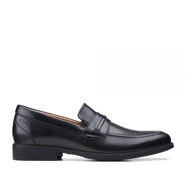 clarks whiddon zip black leather