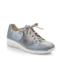 Rieker 53716-12 Ladies Blue Shoes