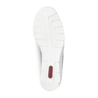 Rieker 537W4-40 Ladies Grey Combination Slip On Shoes