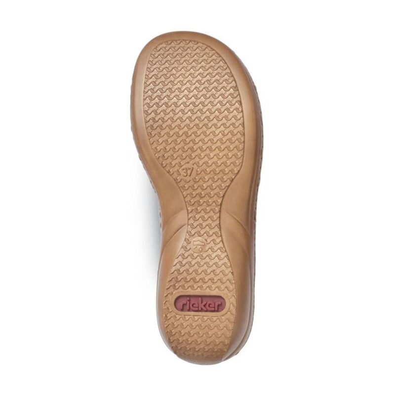 Rieker 60876-12 Ladies Blue Slip On Sandals