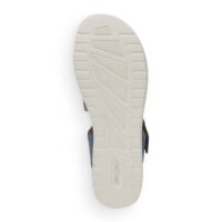 Rieker V5069-12 Ladies Blue Fastener Sandals