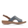 Rieker 628C5-14 Ladies Blue Sandals