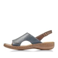 Rieker 628C5-14 Ladies Blue Sandals