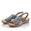 Rieker 628C5-14 Ladies Blue Sandals