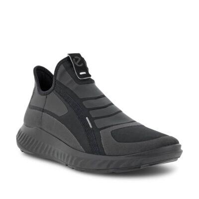 Ecco ATH-1F M Black. Premium Leather Sneakers