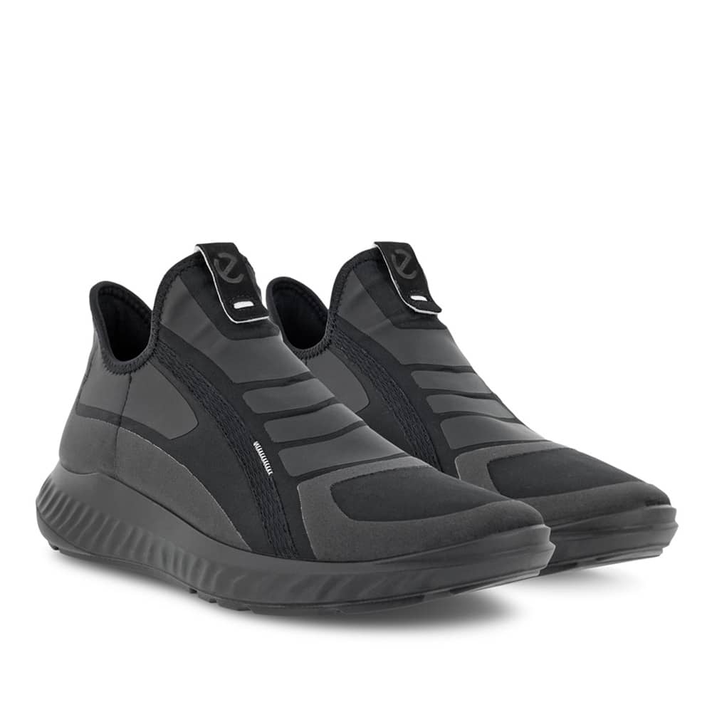 Badeværelse gæld slå Ecco ATH-1F M Black Premium Leather Sneakers - 121 Shoes