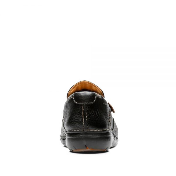 clarks un loop black shoes