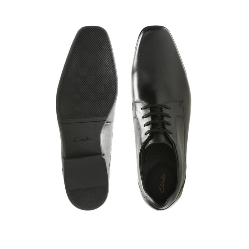 CLARKS Glement Lace Black. Premium Shoes