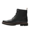 CLARKS Batcombe Lord Black Leather