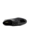 CLARKS Ria Derby Black Leather. Premium Leather Shoes