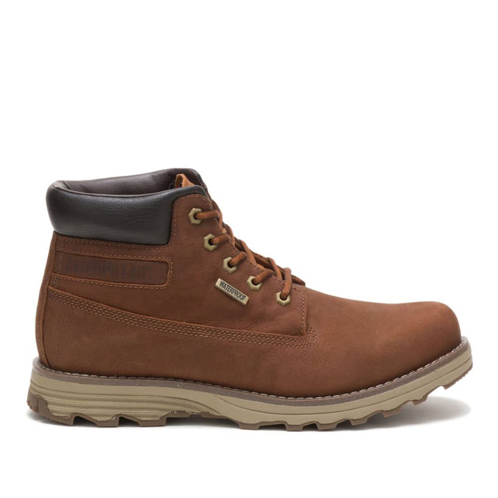 Caterpillar Founder Waterproof Danish Brown Premium Boots - 121 Shoes