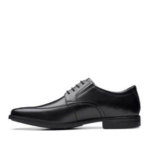 Clarks Howard Apron Black Leather. Premium Shoes