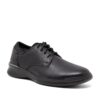 CLARKS Donaway Plain Black Leather