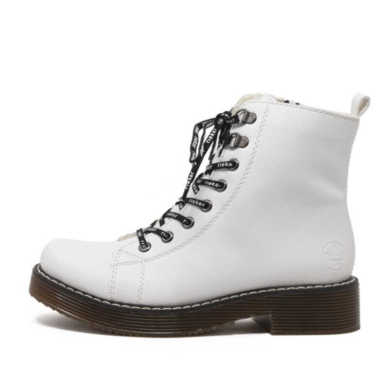 Rieker 70001-80 Canton White Ladies Boots
