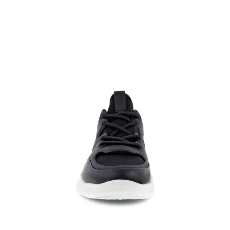 Ecco Elo W. Premium Black Leather Sneakers