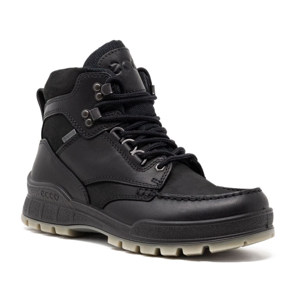 Ecco Track GTX Black Premium Leather Shoes - Shoes