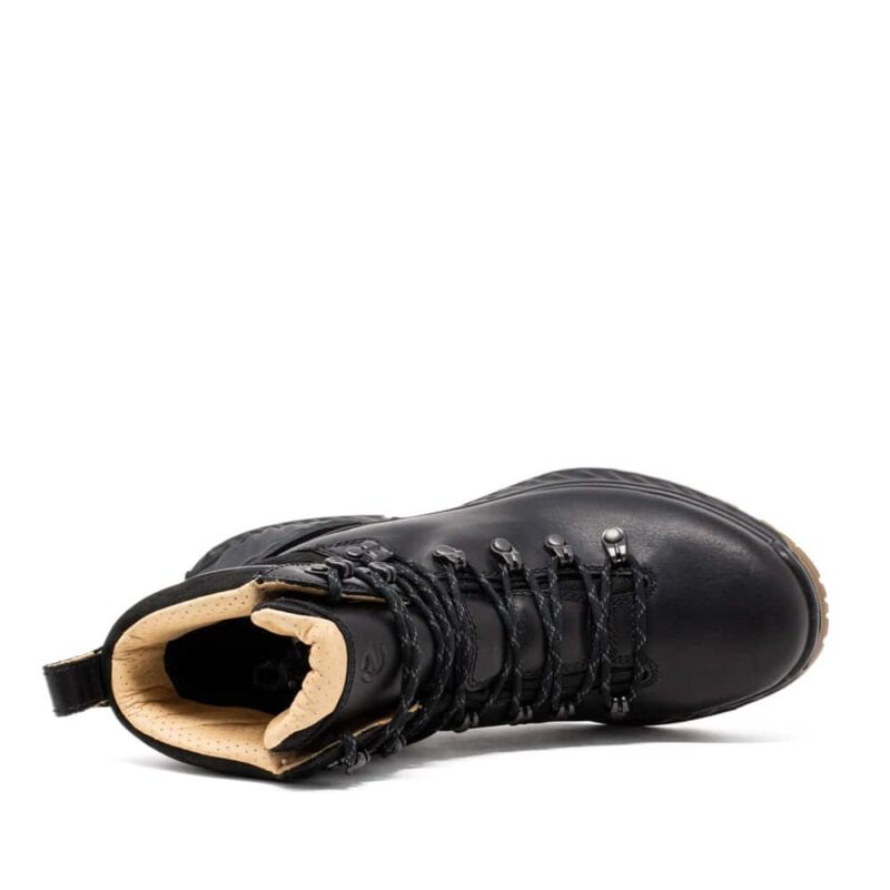 Ecco Exohike M Black. Premium Leather Shoes
