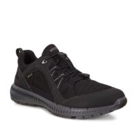 Ecco Terracruise II W GTX. Premium Black Textile Sneakers