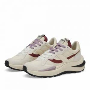 Ash Spider 620-01 BE KIND Off White and Burgundy