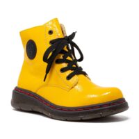 Rieker Y3200-68 Ladies Yellow Ankle Boots