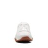 CLARKS CraftLo Lace White Leather