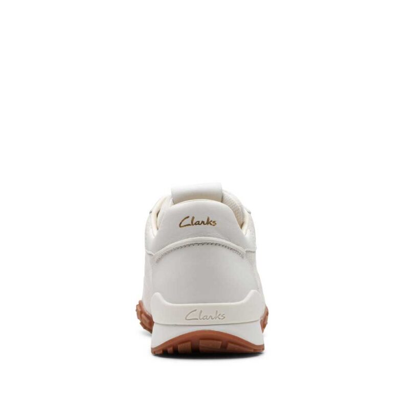 CLARKS CraftLo Lace White Leather
