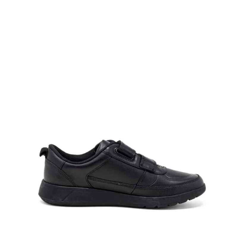 CLARKS Scape Flare Youth Black Leather