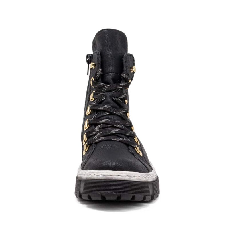 Rieker X8633-01 Ladies Black Boot