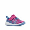 CLARKS Aeon Pace Toddler Pink Combi