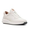 Clarks Un Rio Sprint White Combi Leather