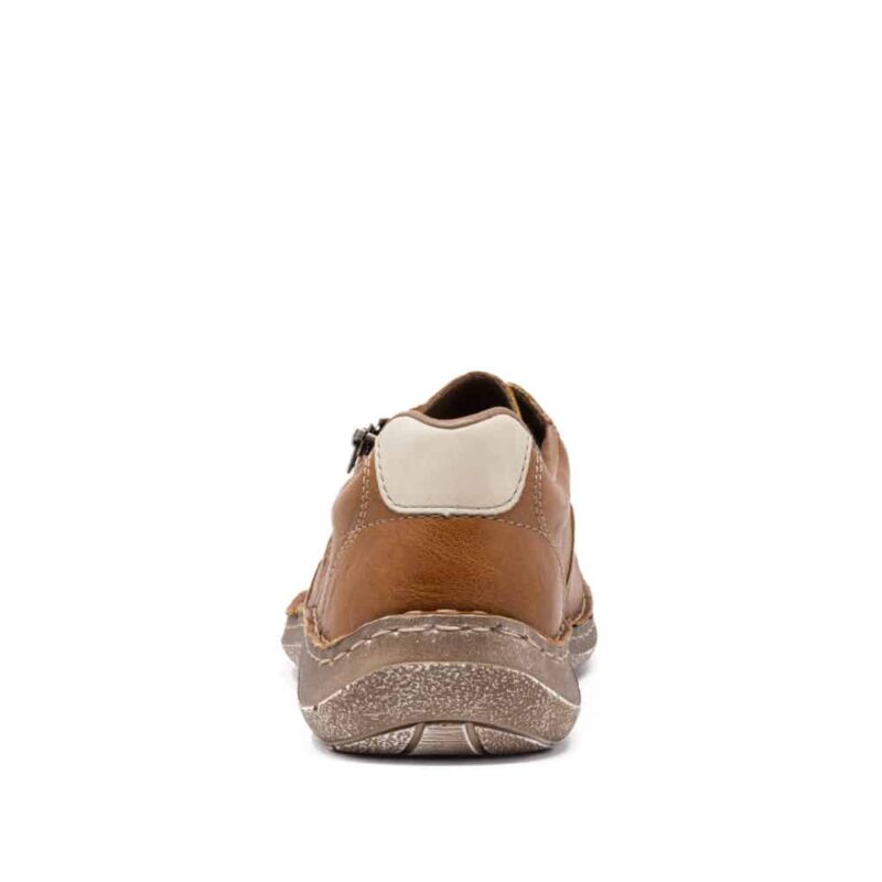 Rieker 03030-25 Men's Brown Zipper Shoes