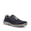 Rieker 03030-14 Men's Blue Zipper Shoes