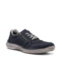 Rieker 03030-14 Men's Blue Zipper Shoes