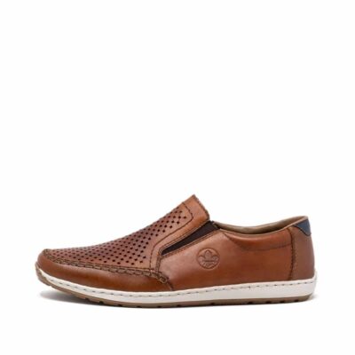 Rieker 08868-24 Men's Brown Slip On Shoes