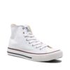 Victoria Tribu Canvas Mid Boot Trainers Blanco