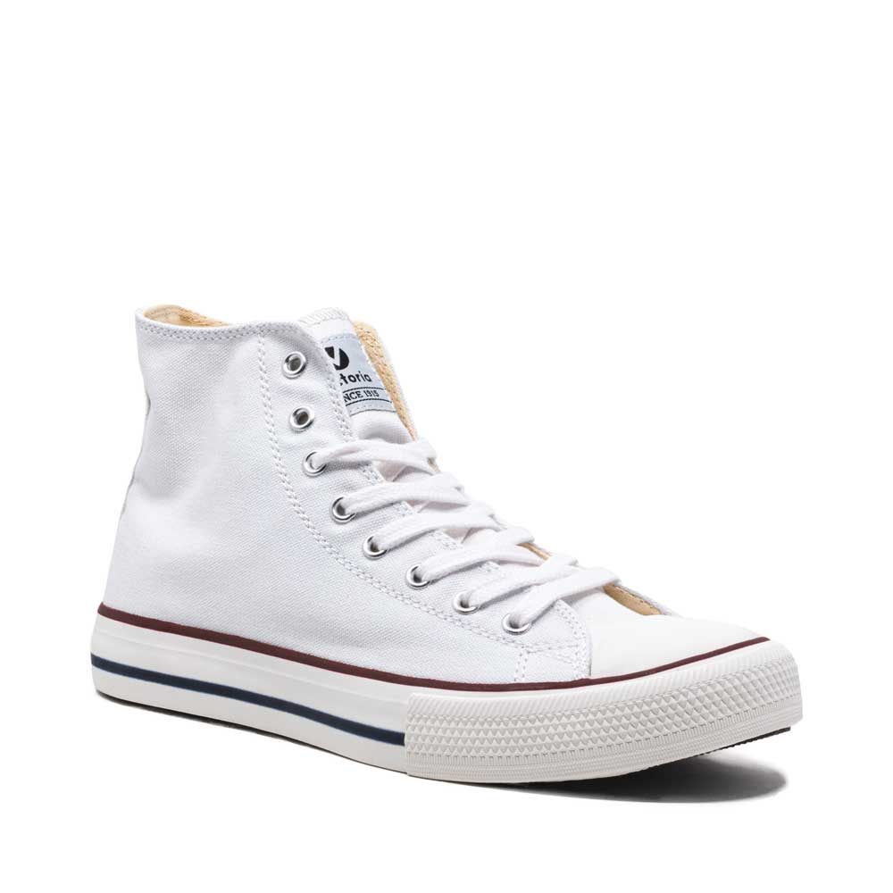 Victoria Tribu Canvas Mid Boot Trainers Blanco Trainers - 121 Shoes