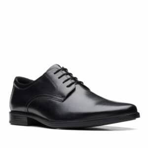 Clarks Howard Walk Black Leather