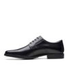 Clarks Howard Walk Black Leather