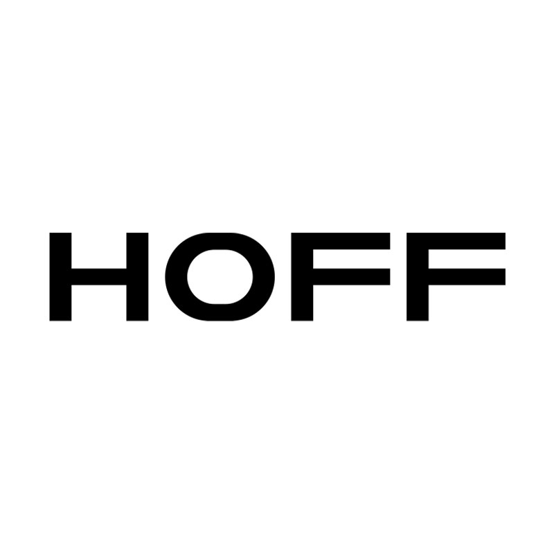 Hoff Black and white logo
